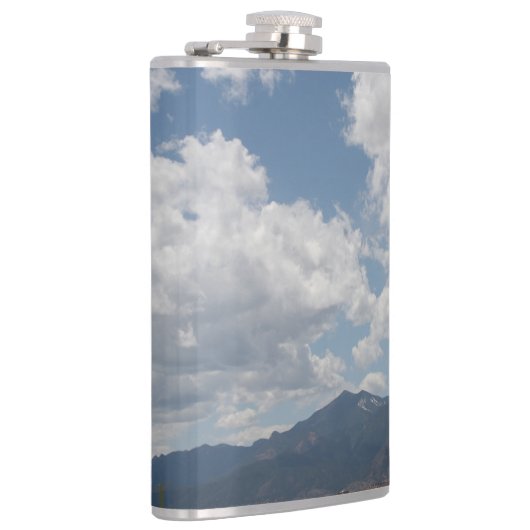 Wolken über den Rocky Mountains Flachmann (Rechts)