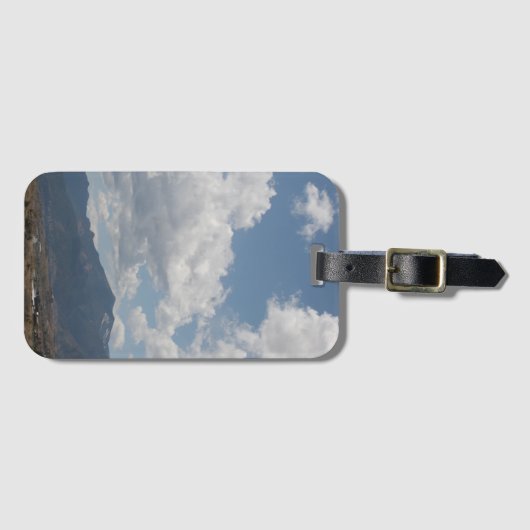 Wolken über den Rocky Mountains Gepäckanhänger (Vorderseite (Horizontal))