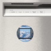 Wolken über den Schweizer Alpen Magnet (In Situ (Geschirrspüler))