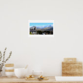 Wolken über den Snowdonen Poster (Küche)