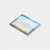 Wolken über der Lagune von Marovo Post-it Klebezettel (angewinkelt)