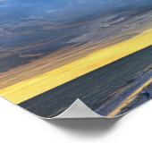 Wolken über Fort Myers Beach, Florida Poster (Ecke)