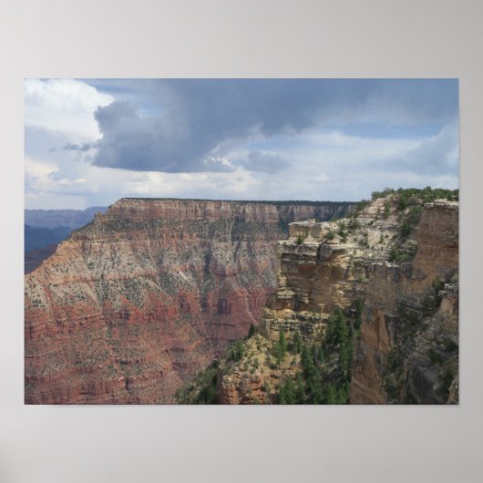 Wolken über Grand Canyon Poster (Vorne)