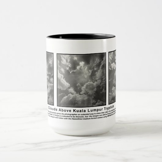 Wolken über Kuala Lumpur, Malaysia Tasse (Zentrum)