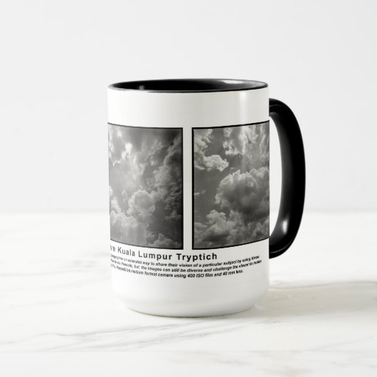 Wolken über Kuala Lumpur, Malaysia Tasse (VorderseiteRechts)