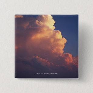 Wolken über Meer am Sonnenuntergang Button