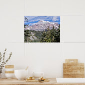 Wolken über Mount Rainier - Landschaftspanorama Poster (Küche)