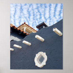 Wolken über Seehafendorf Poster