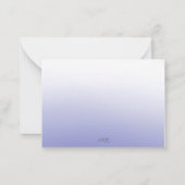 Wolken über Sonnenuntergang glühen Mitteilungskarte (Rückseite)