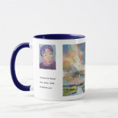 Wolken über Sumpf Gemälde / Künstler Larry Lerew Tasse (Links)