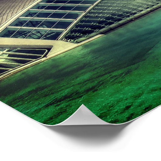 Wolken über Valencia-Poster Poster (Ecke)