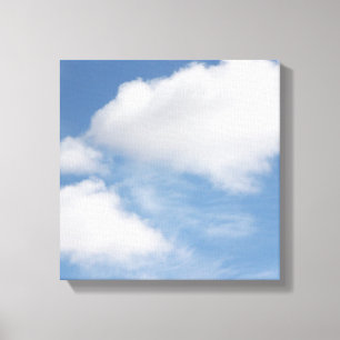 Wolken ummantelte Canvas Leinwanddruck