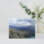 Wolken und Berge im Yukon-Gebiet Kanada Postkarte (Stehend Vorderseite)