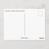 Wolken und Berge im Yukon-Gebiet Kanada Postkarte (Rückseite)