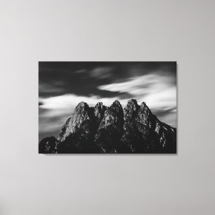 Wolken und Berge Leinwanddruck