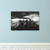 Wolken und Berge Leinwanddruck (Insitu (Holzboden))