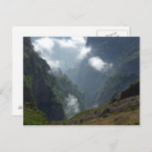 Wolken und Berge Postkarte (Vorne/Hinten)