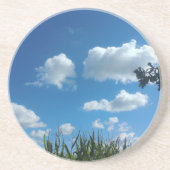Wolken und blauer Himmel Getränkeuntersetzer (Vorne)