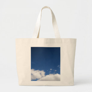 Wolken und blauer Himmel Jumbo Stoffbeutel