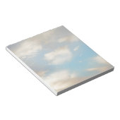 Wolken und blauer Himmel Notizblock (angewinkelt)
