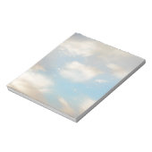 Wolken und blauer Himmel Notizblock (Rotiert)