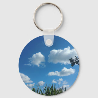 Wolken und blauer Himmel Schlüsselanhänger