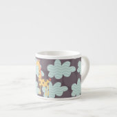 Wolken und Giraffen Espressotasse (Vorderseite Rechts)