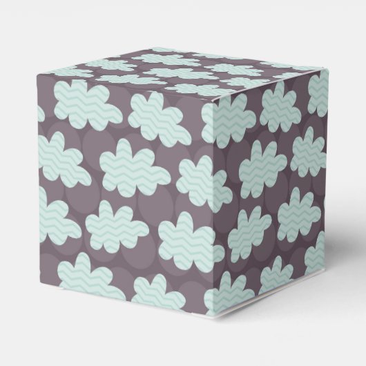 Wolken und Giraffen Geschenkschachtel (Rückseite)