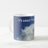 Wolken und Himmel Es geht um die Reise Kaffeetasse (Vorderseite Links)