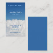 Wolken- und Himmel-Visitenkarte Visitenkarte (Vorne/Hinten)