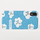 Wolken und Methanmoleküle (Blauer Gänsename) Case-Mate iPhone Hülle (Rückseite (Horizontal))