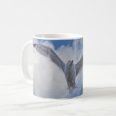 Wolken und Möwen Kaffeetasse (Vorderseite Links)