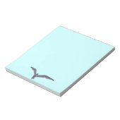 Wolken und Möwen Notizblock (Rotiert)