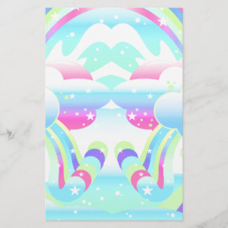 Wolken und Regenbogen II Briefpapier