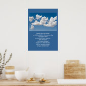 Wolken und Sky Poster (Küche)