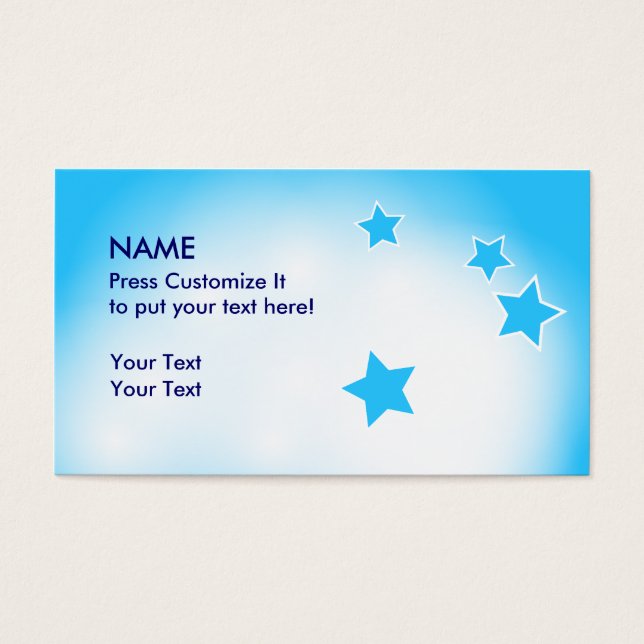 Wolken und Sterne (Vorderseite)