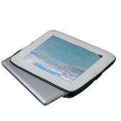 Wolken und Strömungen Laptopschutzhülle (Vorne Knopf)