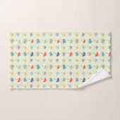 Wolken und Umbrellas Niedlich Moderne Muster Badhandtuch Set (Handtuch)