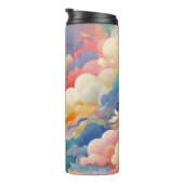 Wolken und Wellen Thermosbecher (Nach rechts gedreht)