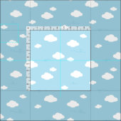 Wolken und Wind Stoff (Kachel)