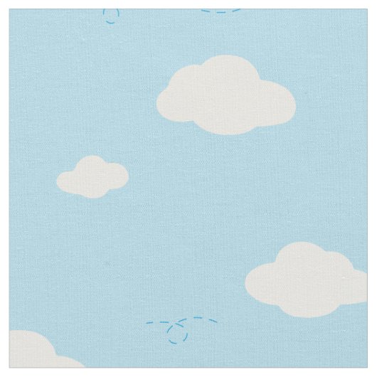 Wolken und Wind Stoff (Nahaufnahme)