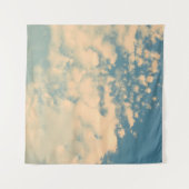 Wolken - Vintage Farbgestaltung Wandteppich (Vorderseite (Horizontal))