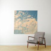 Wolken - Vintage Farbgestaltung Wandteppich (Beispiel)