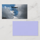 Wolken Visitenkarte (Vorne/Hinten)