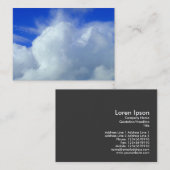 Wolken Visitenkarte (Vorne/Hinten)