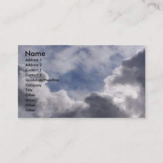 Wolken Visitenkarte