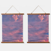 Wolken Wandteppich Mit Holzrahmen (Doppelt)