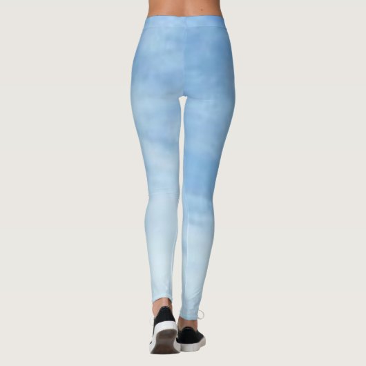 Wolken Zen Leggings (Rückseite)