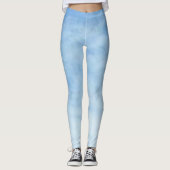 Wolken Zen Leggings (Vorderseite)