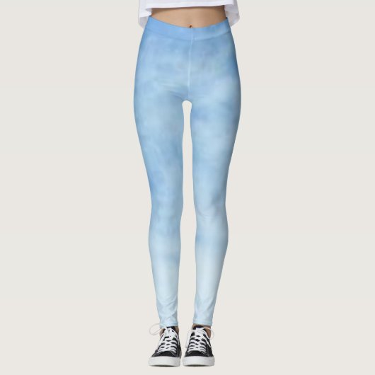 Wolken Zen Leggings (Vorderseite)